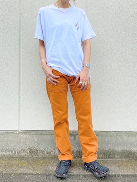 「KEEN（キーン）のアイテム（シューズ）」を使った、てらちゃんさん（レディース・164cm）の夏コーディネート