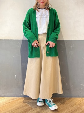 「タックイン」｜てらちゃんさん（レディース・164cm）の春コーディネート