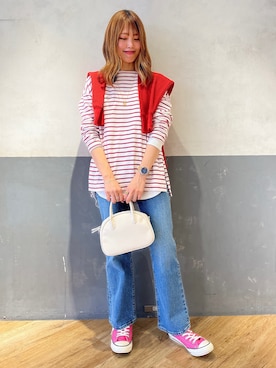 「Levi’s」｜てらちゃんさん（レディース・164cm）の春コーディネート