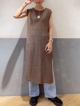 「リーバイス」｜「アイテム（その他）」を使った、てらちゃんさん（レディース・164cm）の夏コーディネート