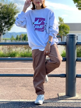 「CAMP7」｜「アイテム（その他）」を使った、てらちゃんさん（レディース・164cm）の秋コーディネート