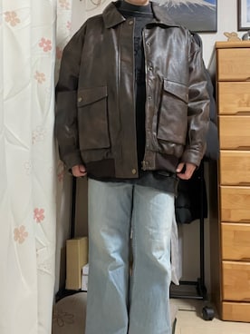 「Java（ジャバ）のアイテム」を使った、ともさん（レディース・154cm）の冬コーディネート