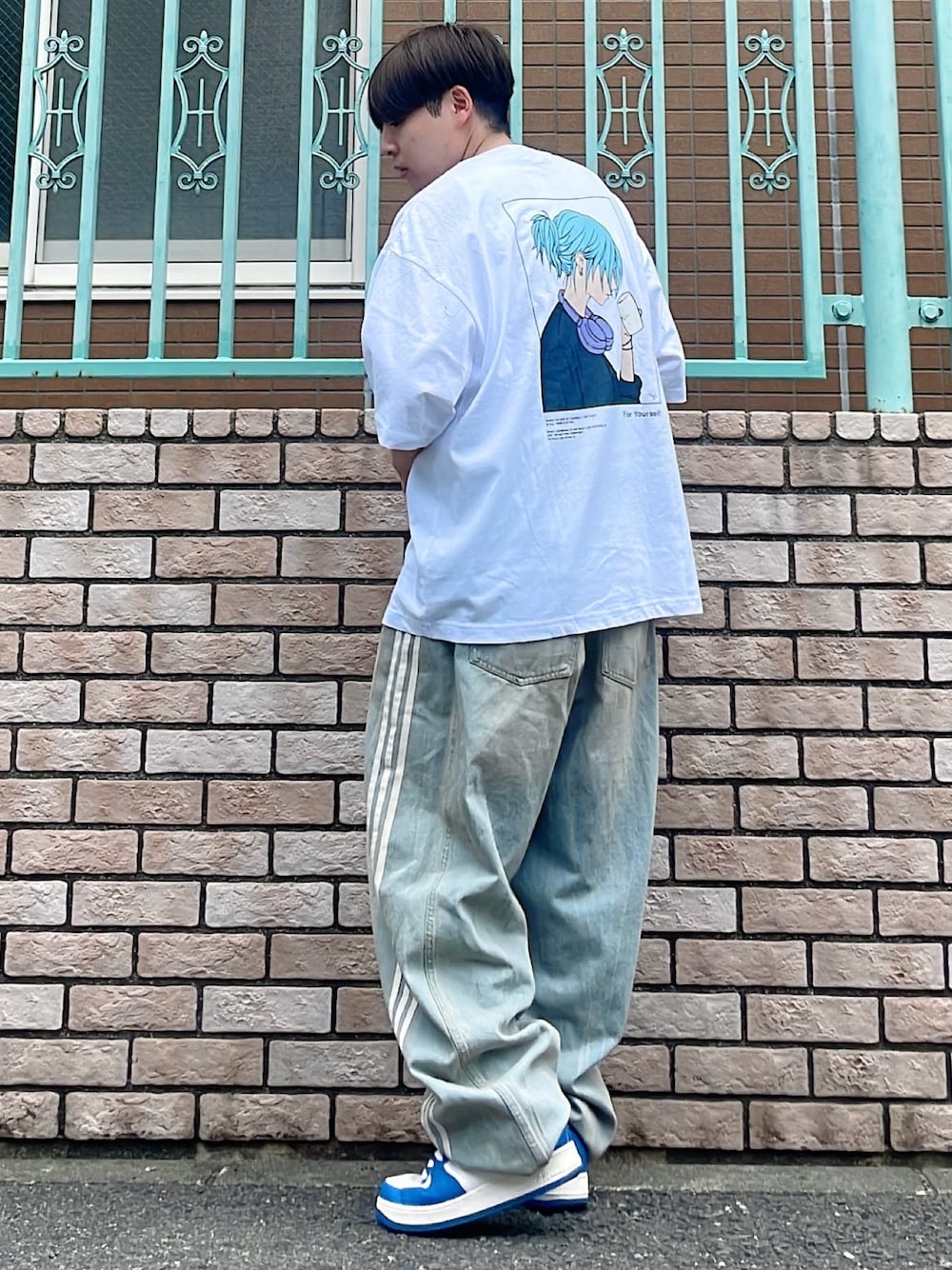 adidas Adileniumシーズン3バナナフィットウォッシュドデニムパンツ アディダス Adilenium シーズン 3 バナナフィット ウォッシュド