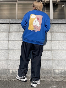 「アイテム（インテリア、パープル系）」を使った、꽃/hanangさん（メンズ・168cm）の冬コーディネート