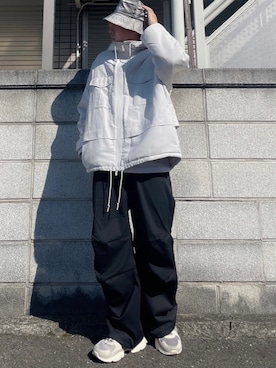 「韓国」｜「アイテム（雑貨/ホビー）」を使った、꽃/hanangさん（メンズ・168cm）の冬コーディネート