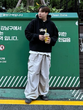 「アイテム（インテリア）」を使った、꽃/hanangさん（メンズ・168cm）の冬コーディネート