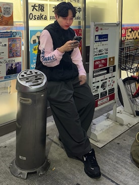 꽃/hanangさん（メンズ・168cm）の春コーディネート