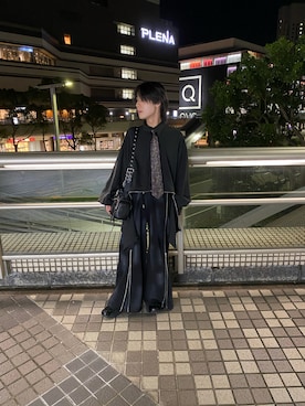 「アイテム（ピアス（両耳用））」を使った、ruiさん（メンズ・168cm）の秋コーディネート