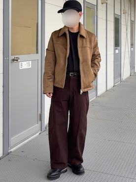 「GU（ジーユー）のアイテム（キャップ）」を使った、Leonard -レナード-さん（メンズ・160cm）の春コーディネート