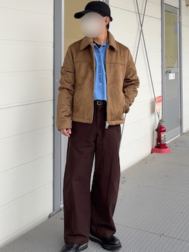 「GU（ジーユー）のアイテム（キャップ）」を使った、Leonard -レナード-さん（メンズ・160cm）の春コーディネート