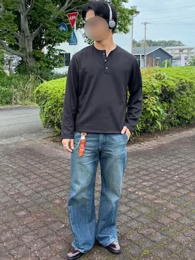 「LIDNM（リドム）のアイテム」を使った、レナさん（メンズ・160cm）の春コーディネート