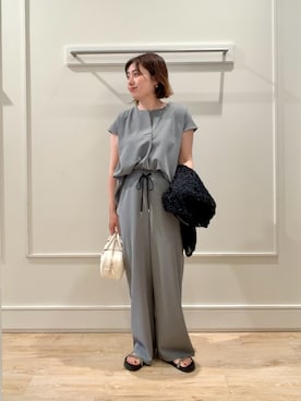 「MICO COULIER（ミコクリエ）のアイテム」を使った、shinoさん（レディース・156cm）の夏コーディネート