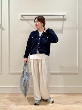 「MICO COULIER（ミコクリエ）のアイテム」を使った、shinoさん（レディース・156cm）の春コーディネート