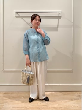 「MICO COULIER（ミコクリエ）のアイテム」を使った、shinoさん（レディース・156cm）の春コーディネート