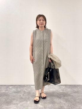 「NOLLEY’S（ノーリーズ）のアイテム」を使った、shinoさん（レディース・156cm）の夏コーディネート