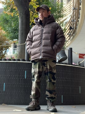 「Reebok（リーボック）のアイテム（ジャケット/アウター）」を使った、KAZUさん（メンズ・161cm）の冬コーディネート