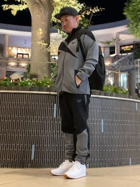 「アイテム（アウトドア/スポーツ）」を使った、KAZUさん（メンズ・161cm）の秋コーディネート