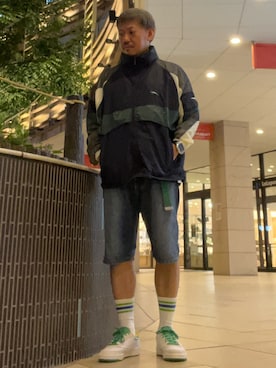 「アイテム（アウトドア/スポーツ）」を使った、KAZUさん（メンズ・161cm）の秋コーディネート