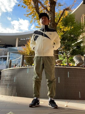 「アイテム（アウトドア/スポーツ）」を使った、KAZUさん（メンズ・161cm）の冬コーディネート