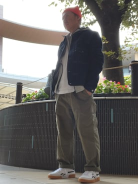 「アイテム（アウトドア/スポーツ）」を使った、KAZUさん（メンズ・161cm）の秋コーディネート