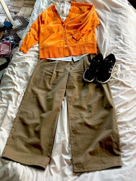 「しまむら（シマムラ）のアイテム」を使った、akkina1286さん（レディース・155cm・40代）の秋コーディネート