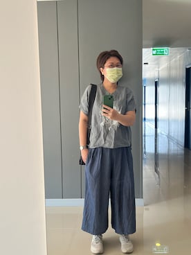 「アイテム（アナログ腕時計）」を使った、mikeiさん（レディース・163cm）の秋コーディネート