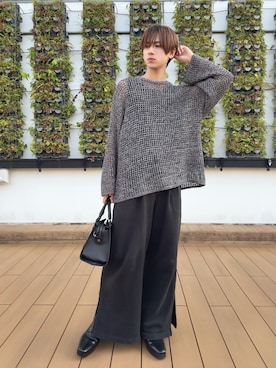 「アイテム（ハンドバッグ）」を使った、Fuuyaさん（メンズ・170cm）の秋コーディネート