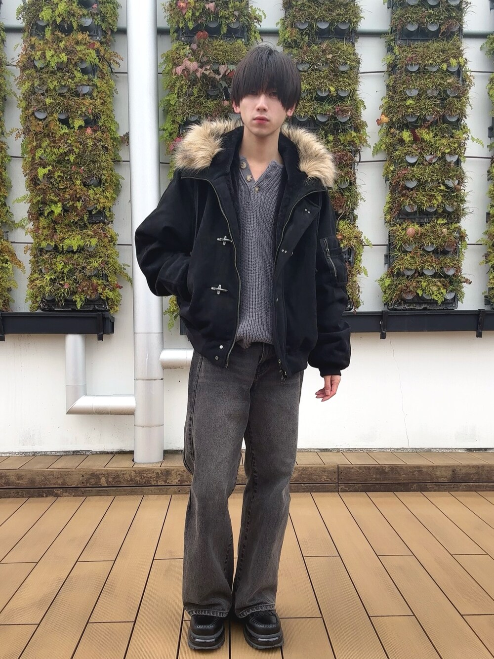 CLEL（クレイル）の「CLELFireman Tech Fade N-2B Flight Jacket CLEL