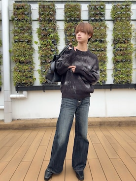 「アイテム（ボストンバッグ）」を使った、Fuuyaさん（メンズ・170cm）の秋コーディネート