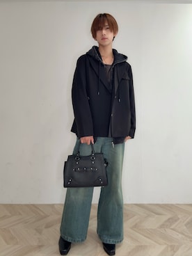 「アイテム（テーラードジャケット）」を使った、Fuuyaさん（メンズ・170cm）の秋コーディネート