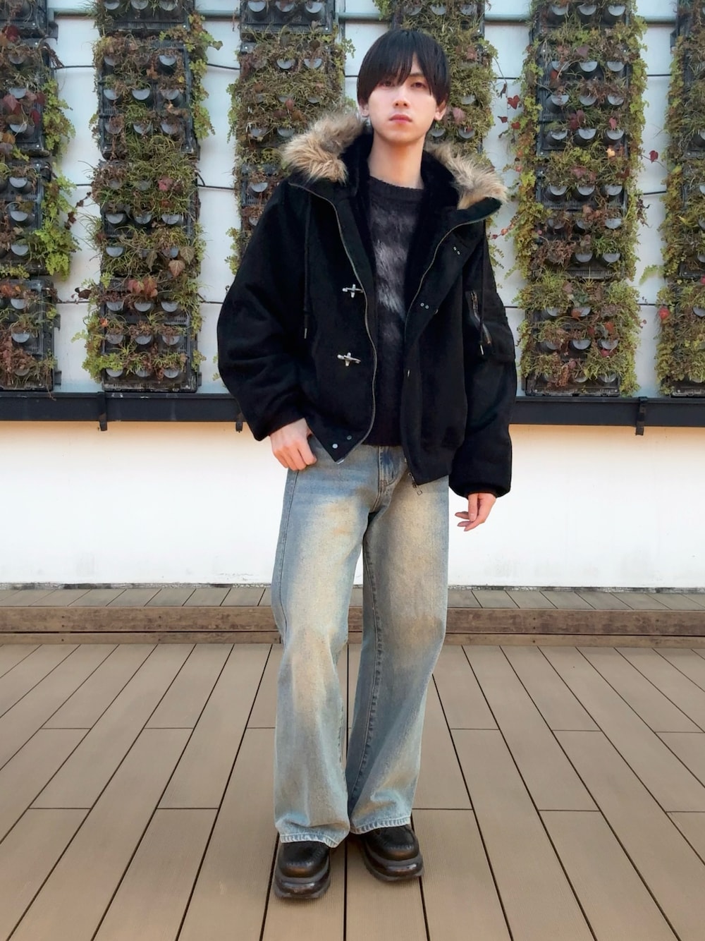 CLEL】Fireman Tech Fade N-2B Flight Jacket / ファイヤーマン テック