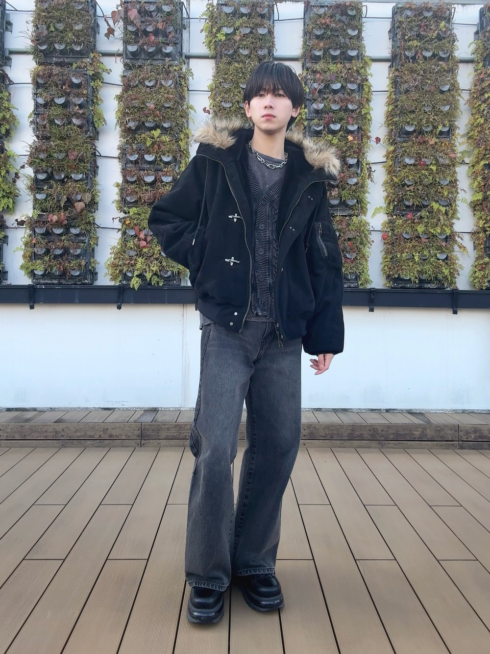 CLEL】Fireman Tech Fade N-2B Flight Jacket / ファイヤーマン テック