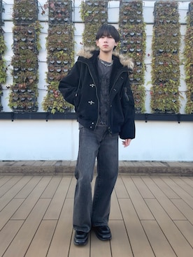 Fuuyaさん（メンズ・170cm）の冬コーディネート