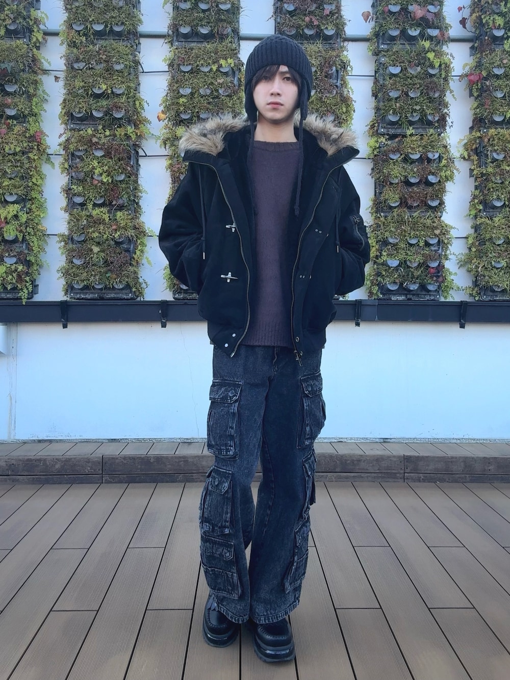 CLEL】Fireman Tech Fade N-2B Flight Jacket / ファイヤーマン テック