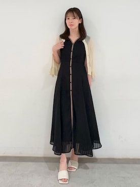 「LAGUNAMOON（ラグナムーン）のアイテム」を使った、mayuさん（レディース・156cm）の夏コーディネート