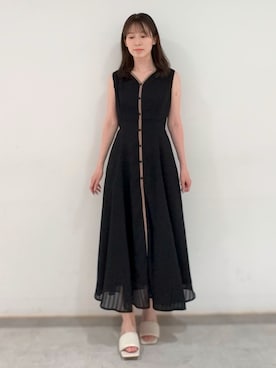 「LAGUNAMOON（ラグナムーン）のアイテム」を使った、mayuさん（レディース・156cm）の夏コーディネート