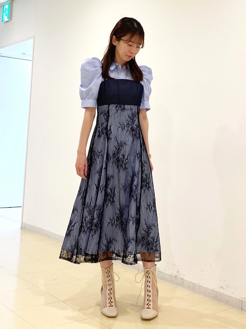 マーキュリーデュオ　ブラック メッシュ レザー ブーティ マーキュリーデュオ ブラック メッシュ レザー ブーティ