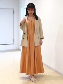 今季新作【新品タグ付】ラグナムーン　七分袖バイカラーボタンジャケット LAGUNAMOON（ラグナムーン）の「バイカラーボタンジャケット