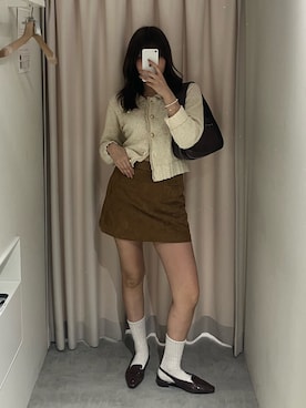 「FREE'S MART（フリーズマート）のアイテム」を使った、RINKAさん（レディース・165cm）の秋コーディネート