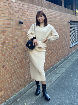 RINKAさん（レディース・165cm）の冬コーディネート