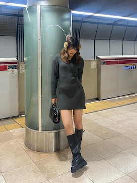 RINKAさん（レディース・165cm）の冬コーディネート