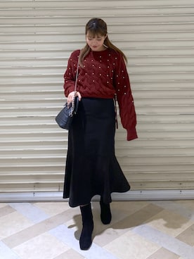 RINKAさん（レディース・165cm）の冬コーディネート