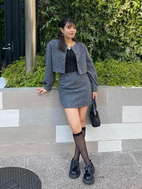 「スカートコーデ」｜RINKAさん（レディース・165cm）の秋コーディネート