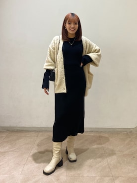 RINKAさん（レディース・165cm）の冬コーディネート