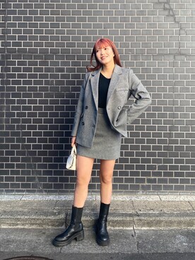 RINKAさん（レディース・165cm）の冬コーディネート