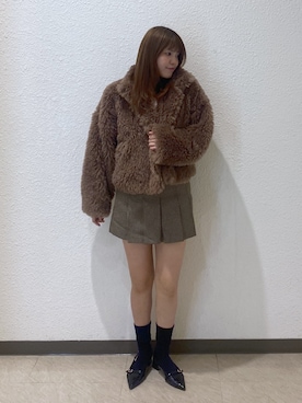 「FREE'S MART（フリーズマート）のアイテム（ブルゾン）」を使った、RINKAさん（レディース・165cm）の秋コーディネート