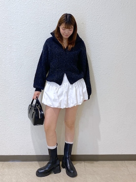 「FREE'S MART（フリーズマート）のアイテム（ブルゾン）」を使った、RINKAさん（レディース・165cm）の冬コーディネート