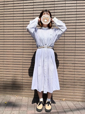 「179/WG（イチナナキュウダブルジー）のアイテム」を使った、かっちんさん（レディース・148cm）の夏コーディネート