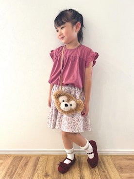 「アイテム（スカート）」を使った、riri_meri2322さん（キッズ・110cm）の夏コーディネート