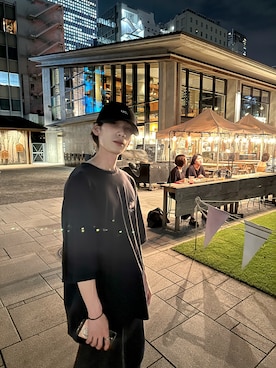 「Confirm（コンファーム）のアイテム」を使った、野村京太郎さん（メンズ・168cm）の夏コーディネート